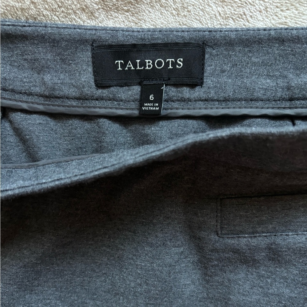 Talbots gray skirt - Picture 4 of 4